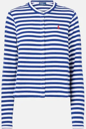 Ralph Lauren Cardigan in misto cotone a righe