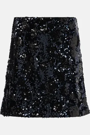 Dorothee Schumacher Minigonna con paillettes floreali