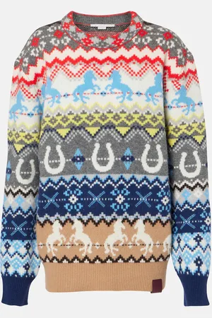 Stella McCartney Pullover in lana con intarsio