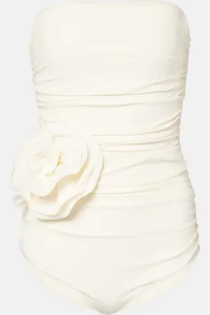MAGDA BUTRYM Costume intero con applicazione floreale
