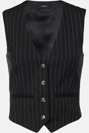 WARDROBE.NYC Gilet in lana gessata