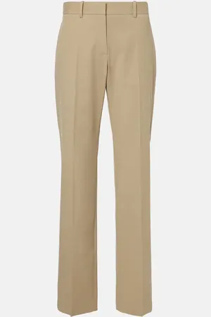 The Row Pantaloni regular Selvie in cotone