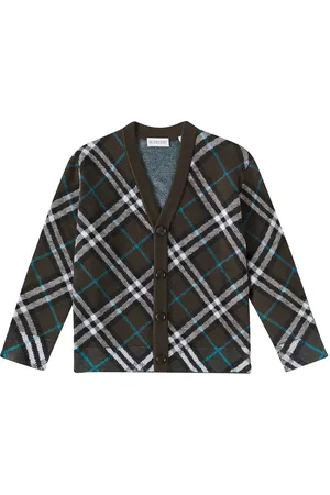 Burberry Cardigan in lana a quadri