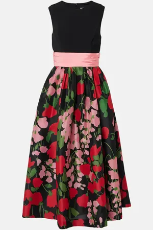 Carolina Herrera Abito midi in seta