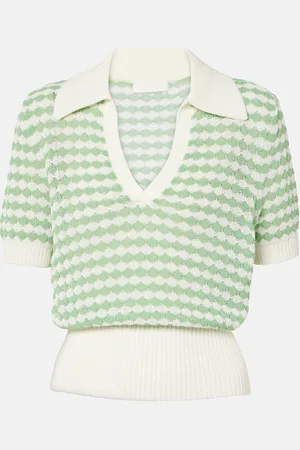 ZIMMERMANN Polo Everley in maglia di misto cotone