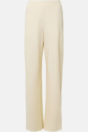 Fforme Pantaloni a gamba larga Larissa in misto lana