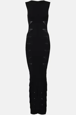 Rick Owens Abito lungo in jersey