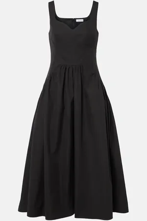 Alexander McQueen Abito midi in cotone