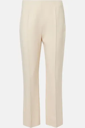 Prada Pantaloni slim in sablé a vita alta