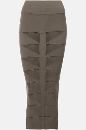Rick Owens Gonna a tubino in jersey