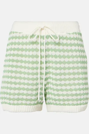 ZIMMERMANN Shorts Everley in maglia di misto cotone