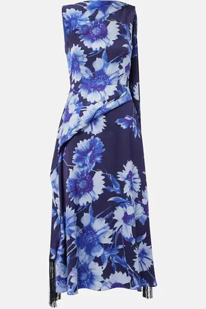 Erdem Abito midi con stampa floreale