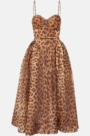 ZIMMERMANN Abito bustier Crush in lino e seta