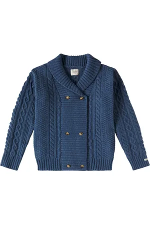 Donsje Cardigan Jesper Aran in misto lana
