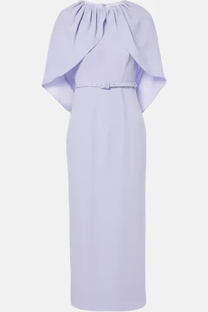 Roland Mouret Abito midi in crêpe di raso