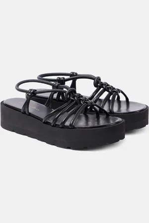 Gianvito Rossi Sandali Hebe in pelle con platform