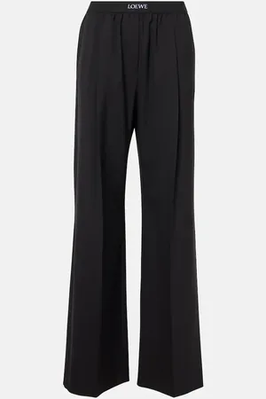 Loewe Pantaloni a gamba larga in lana