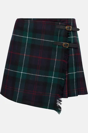 Ralph Lauren Gonna a portafoglio in twill di lana