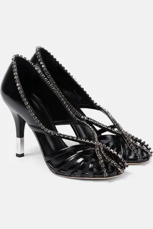 Chloé Chloé Pumps Leonie Dorsay in pelle con cristalli