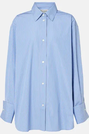 Rohe Róhe Camicia oversize in cotone a righe