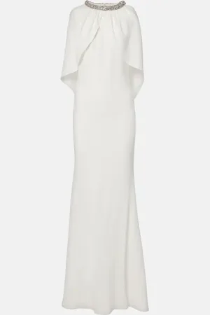 Roland Mouret Brida - Abito lungo con mantella
