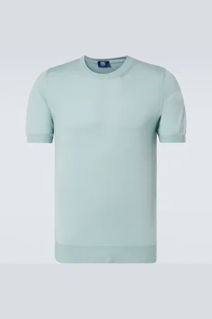 FEDELI Top in cashmere e seta