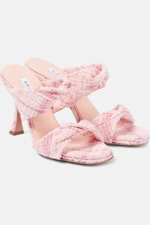 Aquazzura Mules Twist 95 in tweed