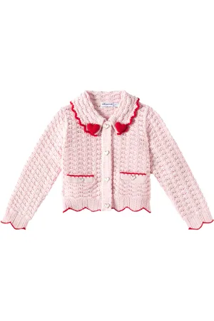 Self-Portrait Cardigan in misto cotone