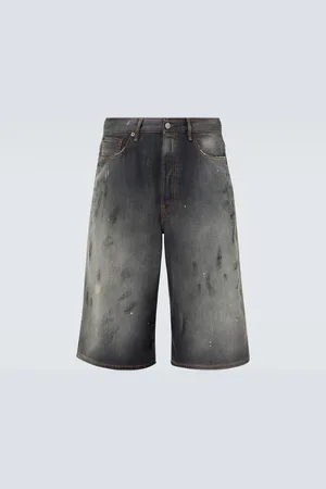 Acne Studios Shorts di jeans distressed