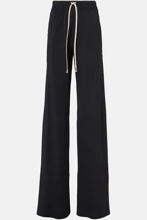 Rick Owens Pantaloni regular Dietrich Drawstring in cady di crêpe