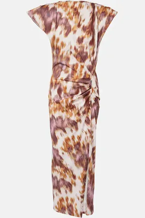 Marant Etoile Abito lungo Nadela in cotone