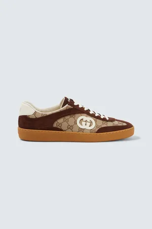 Gucci Sneakers Interlocking G con suede