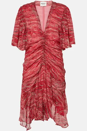 Marant Etoile Abito corto Vivienne in chiffon