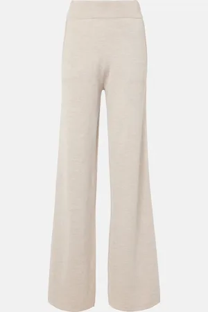 Max Mara Pantaloni a gamba larga Wilma in lana