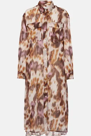 Marant Etoile Abito chemisier Elaine in cotone