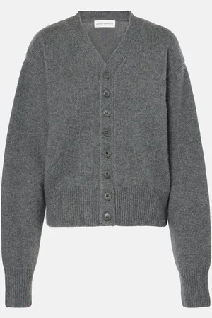 EXTREME CASHMERE Cardigan N°309 Clover in misto cashmere