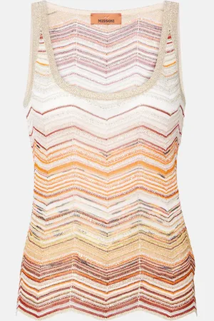Missoni Tank top con lamé a zig-zag