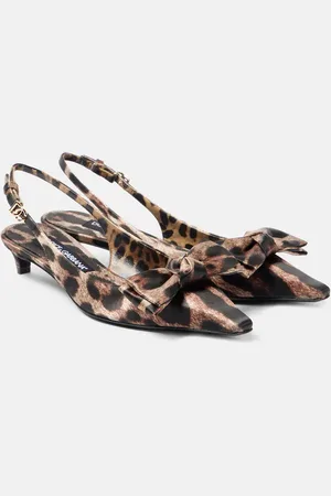Dolce & Gabbana Pumps slingback Leo 30 in raso