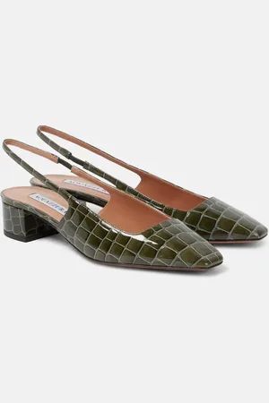 Aquazzura Pumps slingback Ginza 35 in pelle stampata