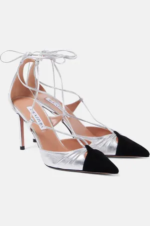 Aquazzura Pumps Gabi 85 in pelle e suede