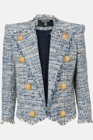 Balmain Giacca Side To Side in tweed