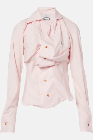 Vivienne Westwood Camicia asimmetrica Orb in cotone
