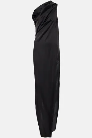 Rick Owens Abito lungo Athena con ruches
