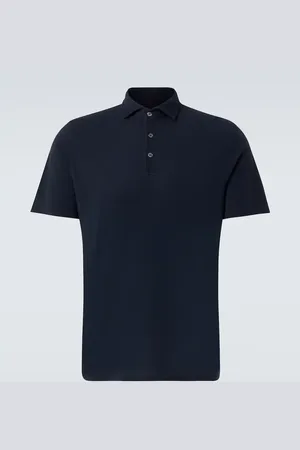 FEDELI Polo in piqué di cotone