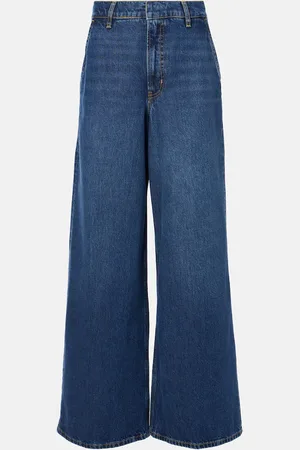 Frame Jeans a gamba larga e vita alta