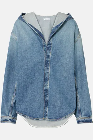 Alaïa Alaïa Camicia di jeans con cappuccio