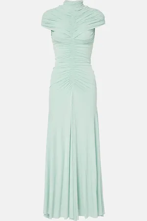 Alaïa Alaïa Abito lungo in jersey con ruches