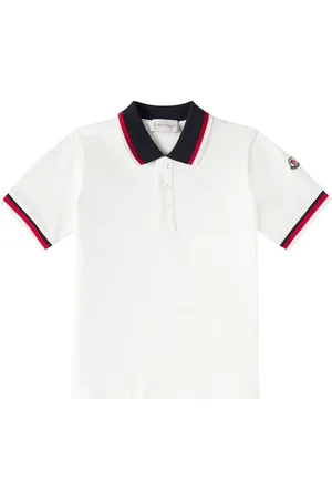 Moncler Polo in piqué di cotone