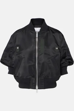 SACAI Giacca blouson in twill tecnico