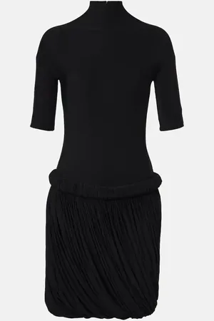 Alaïa Alaïa Abito midi in jersey drappeggiato